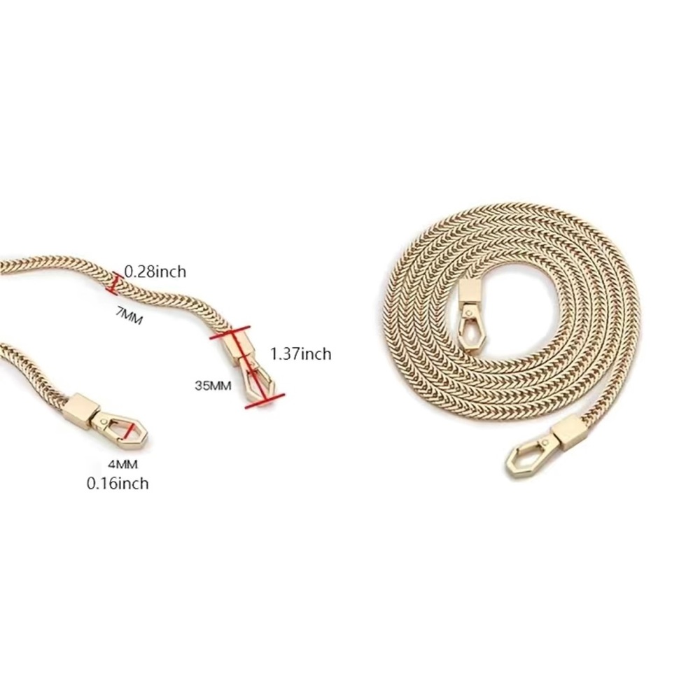 High Quality 47” Flat Chain Replacement Crossbody… - image 2